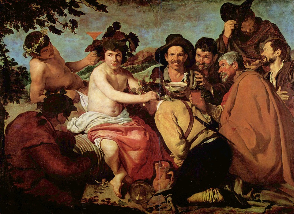 Le Triomphe De Bacchus, Peinture, Les Ivrognes