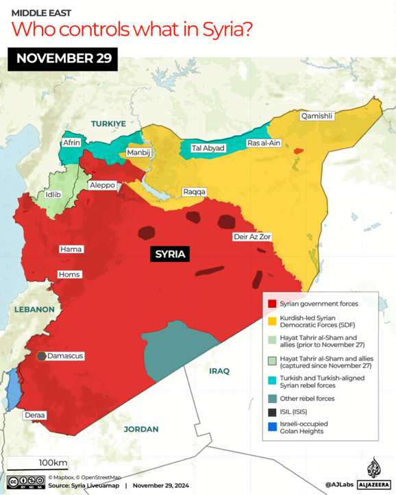 Taking Syria: The opposition's battles shown in 11 maps for 11 days |  Syria's War News | Al Jazeera